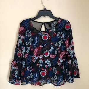 AQUA embroidered shirt